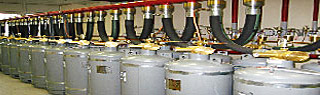 Баллоны газового пожаротушения